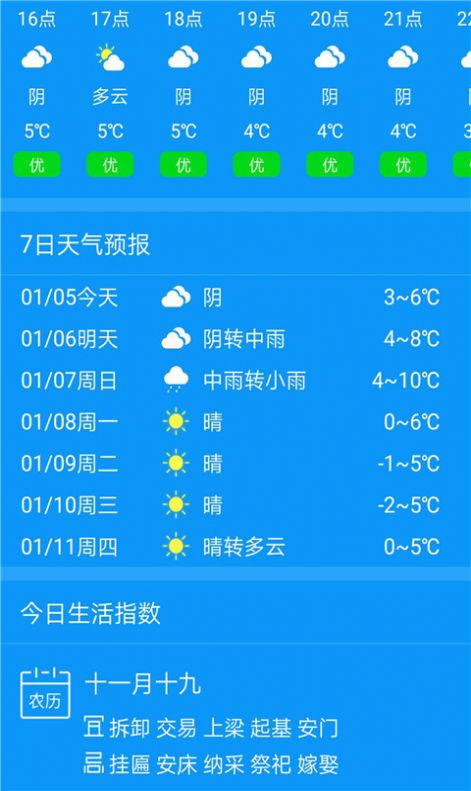 天气预报管家管